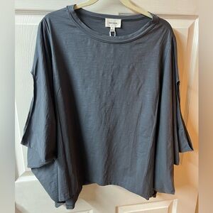 🆕 Heyson Women's Charcoal Batwing Top